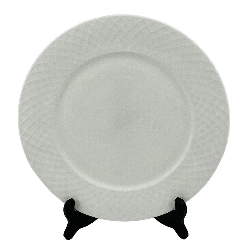 Mikasa Trellis White Dinner Plate 11